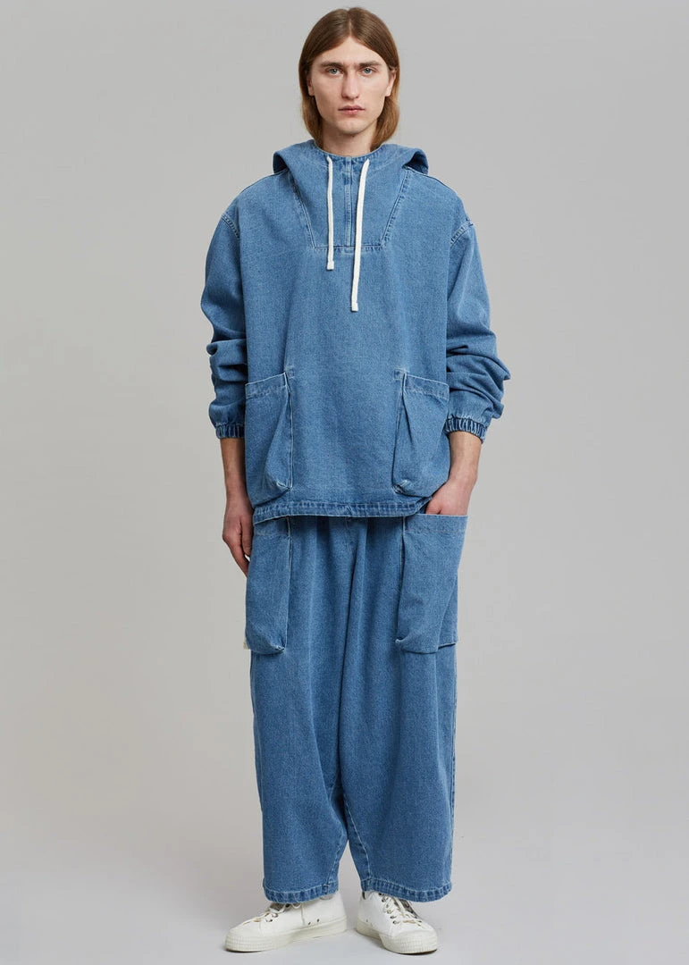 The Farmers Market Cliff Denim Balloon Pants - Worn Wash 6 The Farmers Market Cliff Denim Balloon Pants - Worn Wash