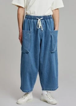 The Farmers Market Cliff Denim Balloon Pants - Worn Wash 16 The Farmers Market Cliff Denim Balloon Pants - Worn Wash