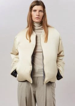 Blossom CLOTHING Connell Reversible Bomber - Black/Mastic