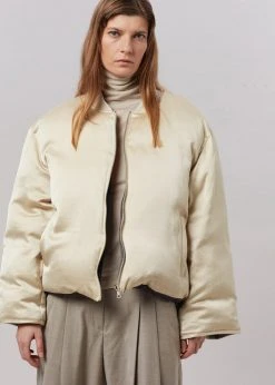 Blossom CLOTHING Connell Reversible Bomber - Black/Mastic