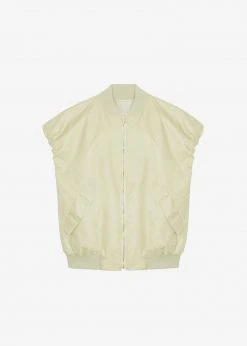 The Frankie Shop CLOTHING Cosmo Satin Vest - Cream