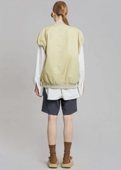 The Frankie Shop CLOTHING Cosmo Satin Vest - Cream
