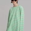 Another Avenue Cousteau Top - Green Stripe CLOTHING