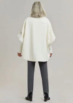 The Frankie Shop Cybele Overshirt - White 22 The Frankie Shop Cybele Overshirt - White