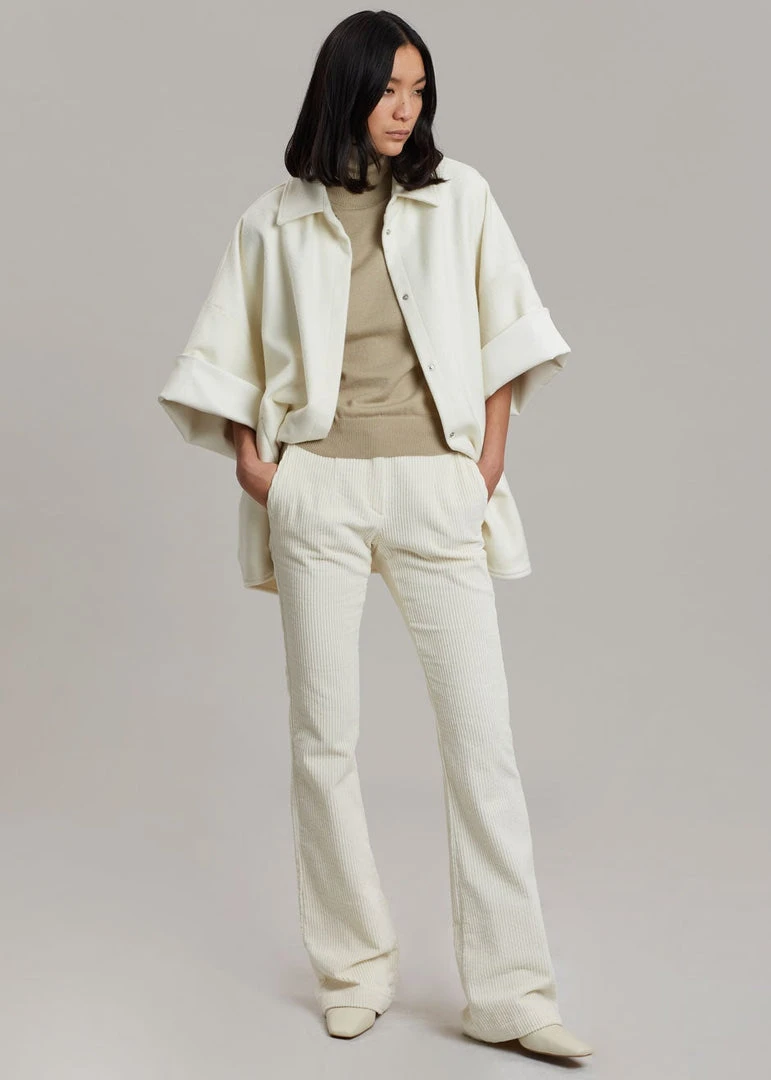 The Frankie Shop Cybele Overshirt - White 3 The Frankie Shop Cybele Overshirt - White