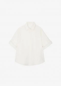 The Frankie Shop Cybele Overshirt - White 23 The Frankie Shop Cybele Overshirt - White
