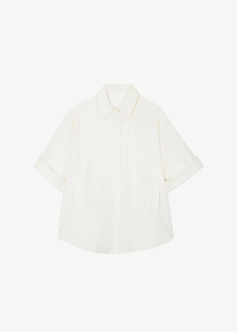 The Frankie Shop Cybele Overshirt - White 12 The Frankie Shop Cybele Overshirt - White