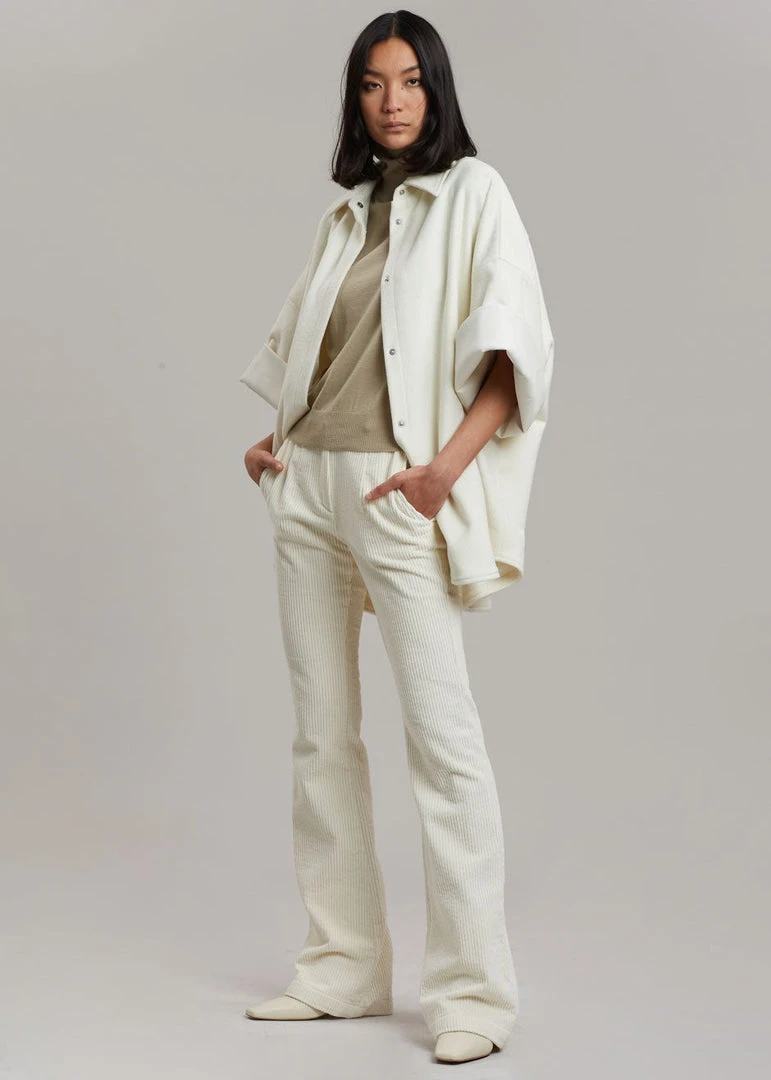 The Frankie Shop Cybele Overshirt - White 8 The Frankie Shop Cybele Overshirt - White