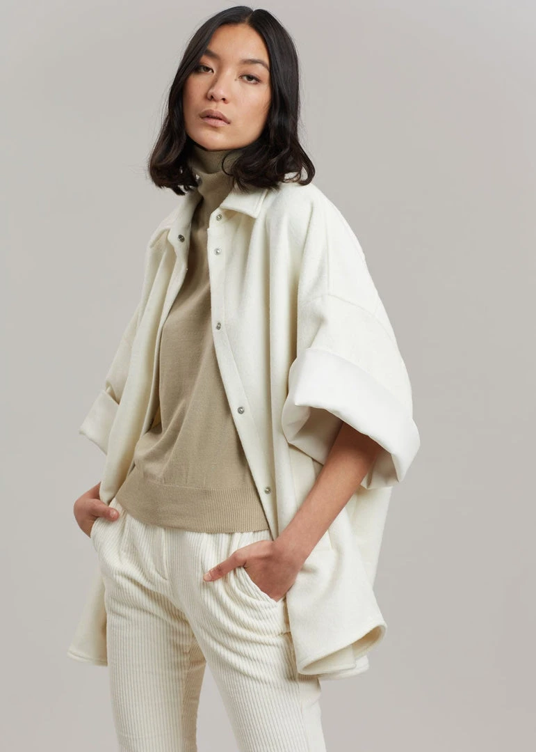 The Frankie Shop Cybele Overshirt - White 6 The Frankie Shop Cybele Overshirt - White