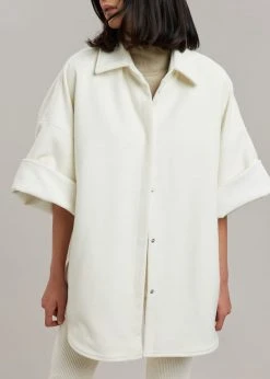 The Frankie Shop Cybele Overshirt - White 15 The Frankie Shop Cybele Overshirt - White