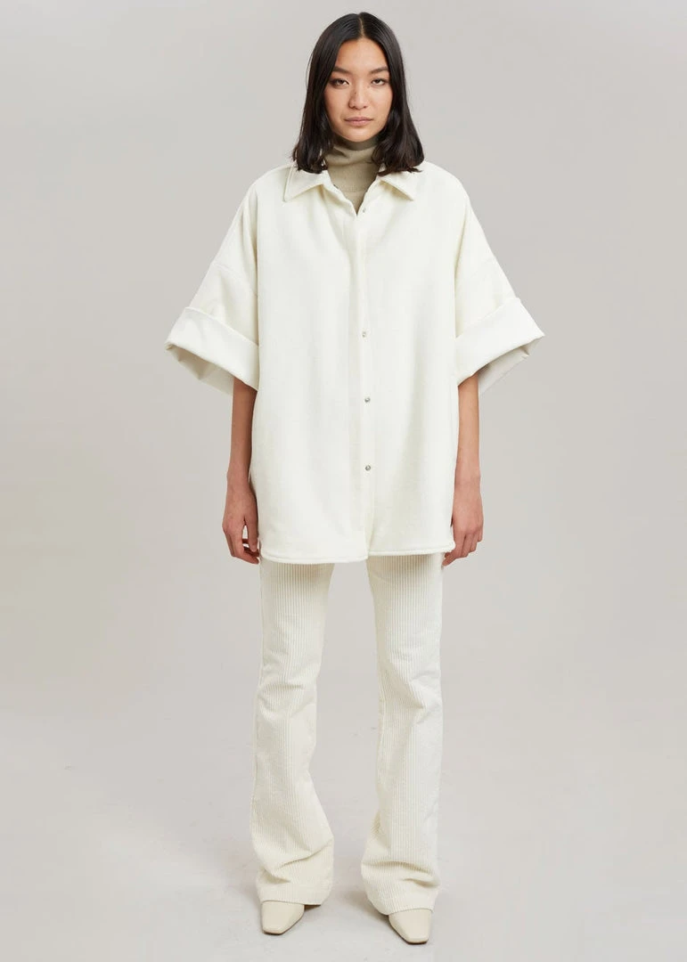The Frankie Shop Cybele Overshirt - White 5 The Frankie Shop Cybele Overshirt - White