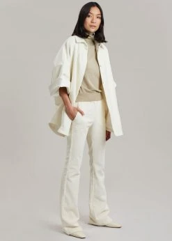 The Frankie Shop Cybele Overshirt - White 18 The Frankie Shop Cybele Overshirt - White