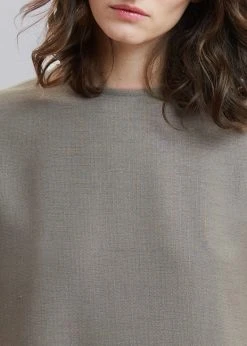 The Frankie Shop Dakota A-Line Dress - Slate Green CLOTHING 11 The Frankie Shop Dakota A-Line Dress - Slate Green CLOTHING