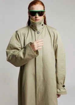 The Frankie Shop Decima Trench Coat - Slate Green 28 The Frankie Shop Decima Trench Coat - Slate Green