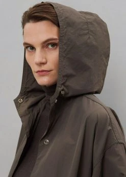 The Frankie Shop Demy Anorak Coat - Mink Men