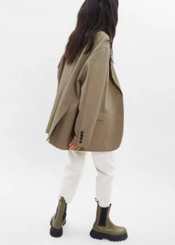 Stage Frankie Oversized Boyfriend Blazer - Desert Taupe