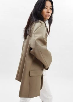 Stage Frankie Oversized Boyfriend Blazer - Desert Taupe