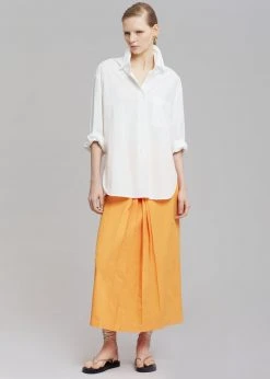 Inni Didi Pleated Midi Skirt - Orange CLOTHING 11 Inni Didi Pleated Midi Skirt - Orange CLOTHING