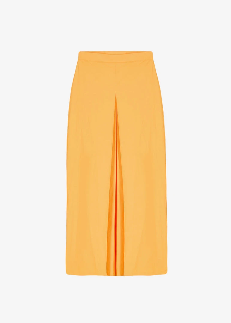 Inni Didi Pleated Midi Skirt - Orange CLOTHING 9 Inni Didi Pleated Midi Skirt - Orange CLOTHING