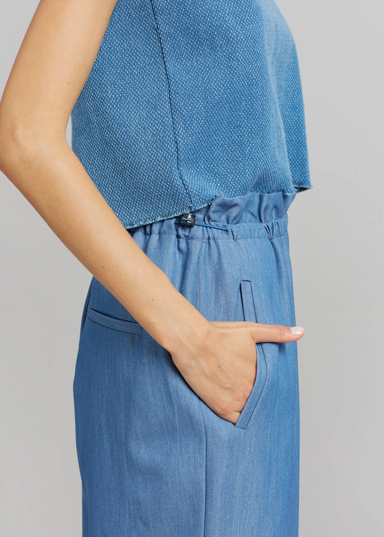 Cafe Noir Dua Loose Pants - Medium Wash CLOTHING 6 Cafe Noir Dua Loose Pants - Medium Wash CLOTHING