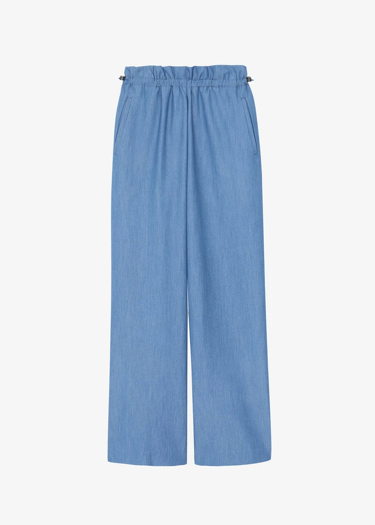 Cafe Noir Dua Loose Pants - Medium Wash CLOTHING 9 Cafe Noir Dua Loose Pants - Medium Wash CLOTHING