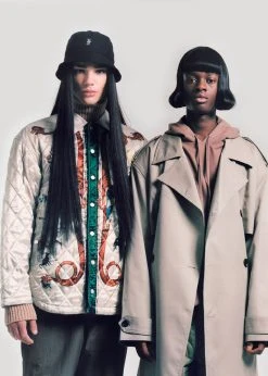 Men EGONLab Quilted Shirt - Dynasty Print