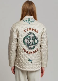 Men EGONLab Quilted Shirt - Dynasty Print