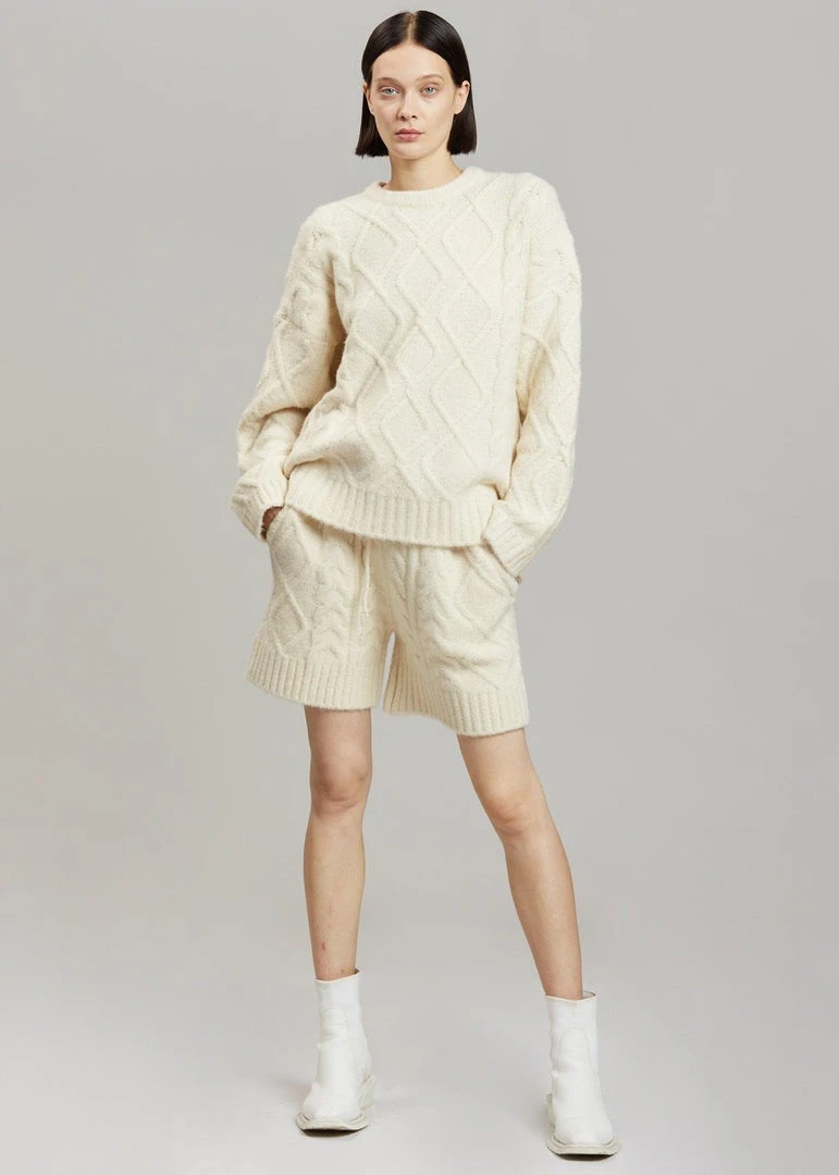 The Frankie Shop Eira Sweater - Cream 15 The Frankie Shop Eira Sweater - Cream
