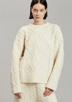 The Frankie Shop Eira Sweater - Cream 30 The Frankie Shop Eira Sweater - Cream