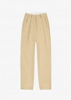 The Frankie Shop CLOTHING Emiko Pants - Beige 17 The Frankie Shop CLOTHING Emiko Pants - Beige