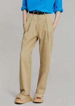 The Frankie Shop CLOTHING Emiko Pants - Beige 12 The Frankie Shop CLOTHING Emiko Pants - Beige