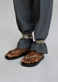 Emili X Bettina Vermillon Jenifer Sandal - Gold & Black