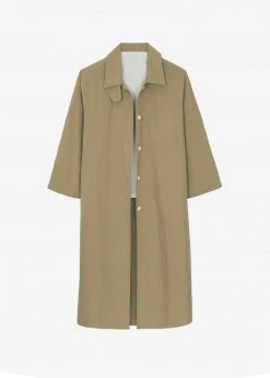 The Frankie Shop CLOTHING Emma Trench Coat - Sand