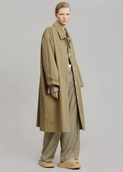 The Frankie Shop CLOTHING Emma Trench Coat - Sand