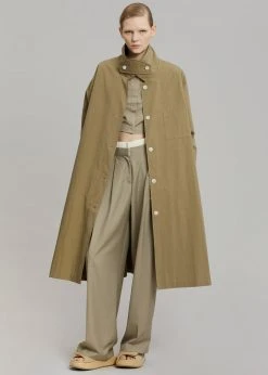 The Frankie Shop CLOTHING Emma Trench Coat - Sand