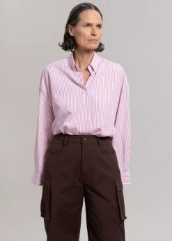 The Frankie Shop Erika Shirt - Pink Stripe