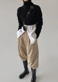 3.another Esme Cropped Sweater - Black CLOTHING 8 3.another Esme Cropped Sweater - Black CLOTHING