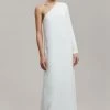 CLOTHING Esse Studios One Shoulder Column Dress - Ivory