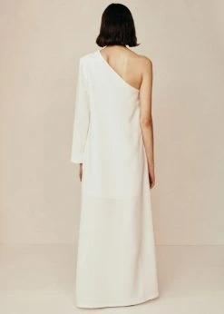 CLOTHING Esse Studios One Shoulder Column Dress - Ivory