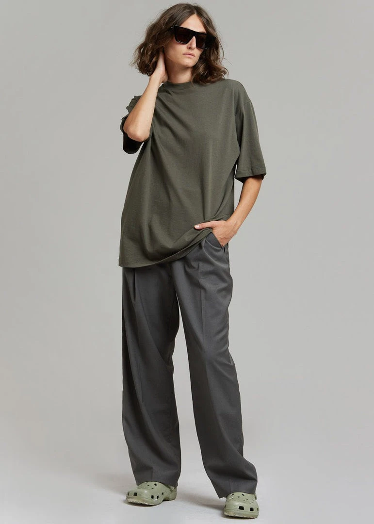 The Frankie Shop Evora Tee - Olive 2 The Frankie Shop Evora Tee - Olive