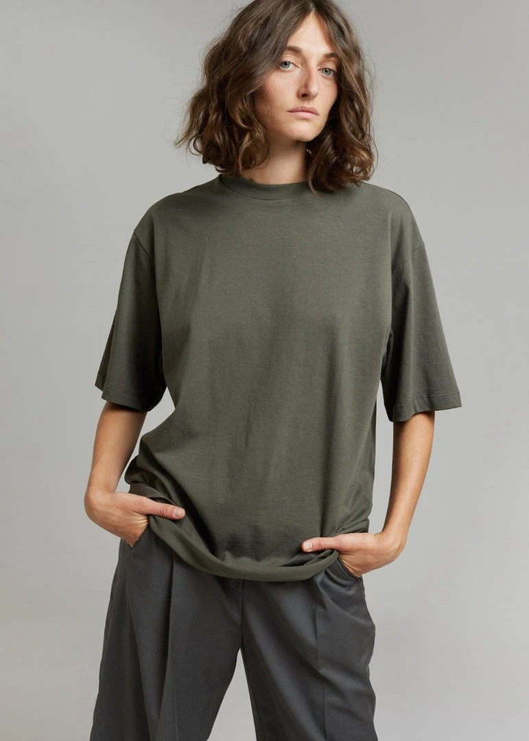 The Frankie Shop Evora Tee - Olive 11 The Frankie Shop Evora Tee - Olive