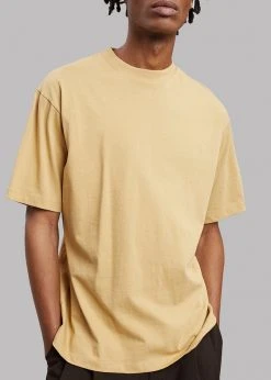 The Frankie Shop CLOTHING Evora Tee - Sahara