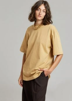 The Frankie Shop CLOTHING Evora Tee - Sahara