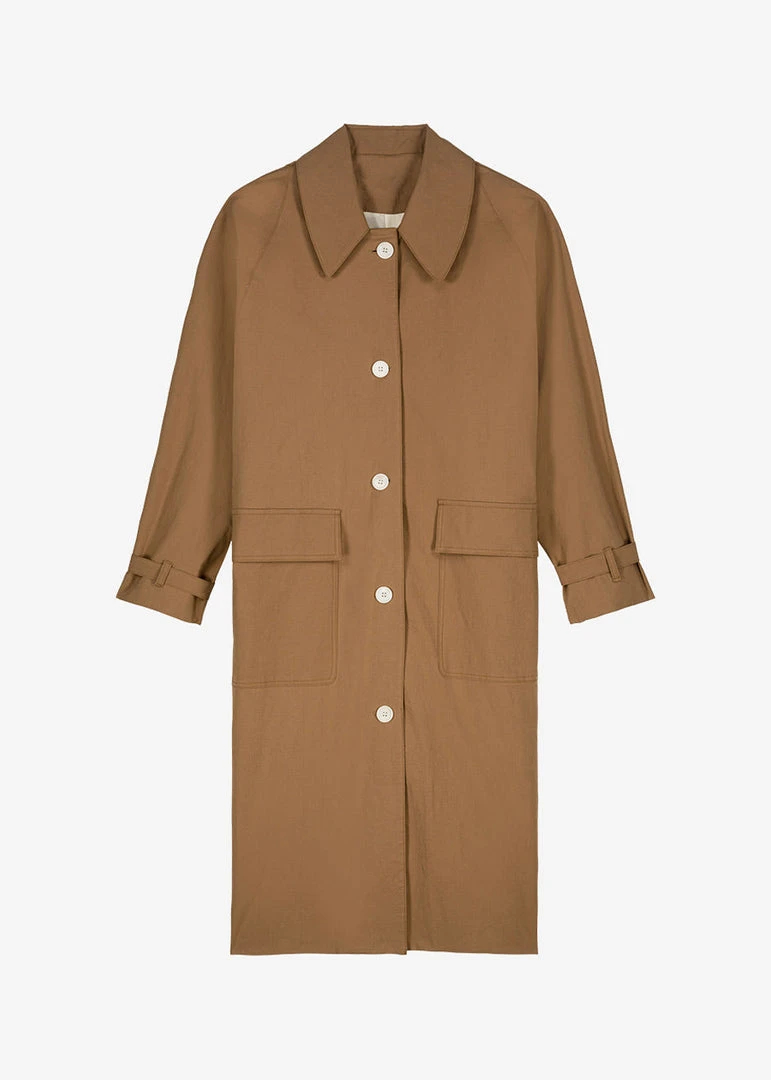 Browns Faloda Trench Coat - Brown 8 Browns Faloda Trench Coat - Brown
