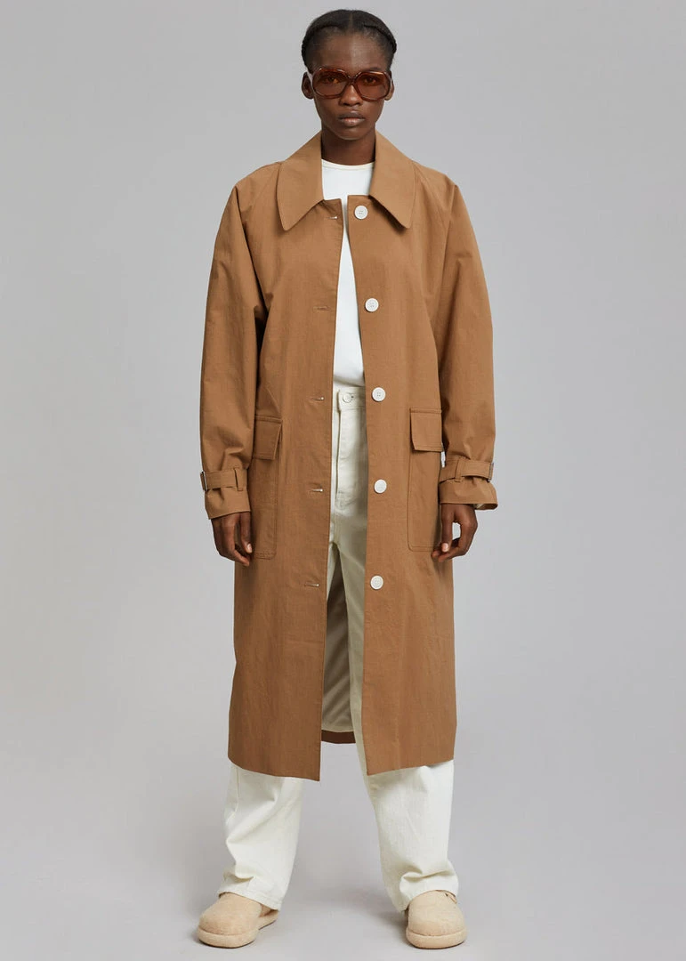 Browns Faloda Trench Coat - Brown 5 Browns Faloda Trench Coat - Brown