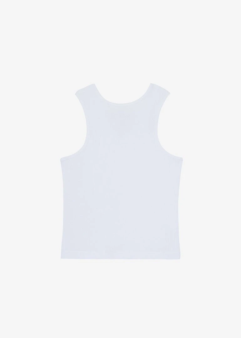 The Frankie Shop Falon Rib Tank - Optic White 6 The Frankie Shop Falon Rib Tank - Optic White