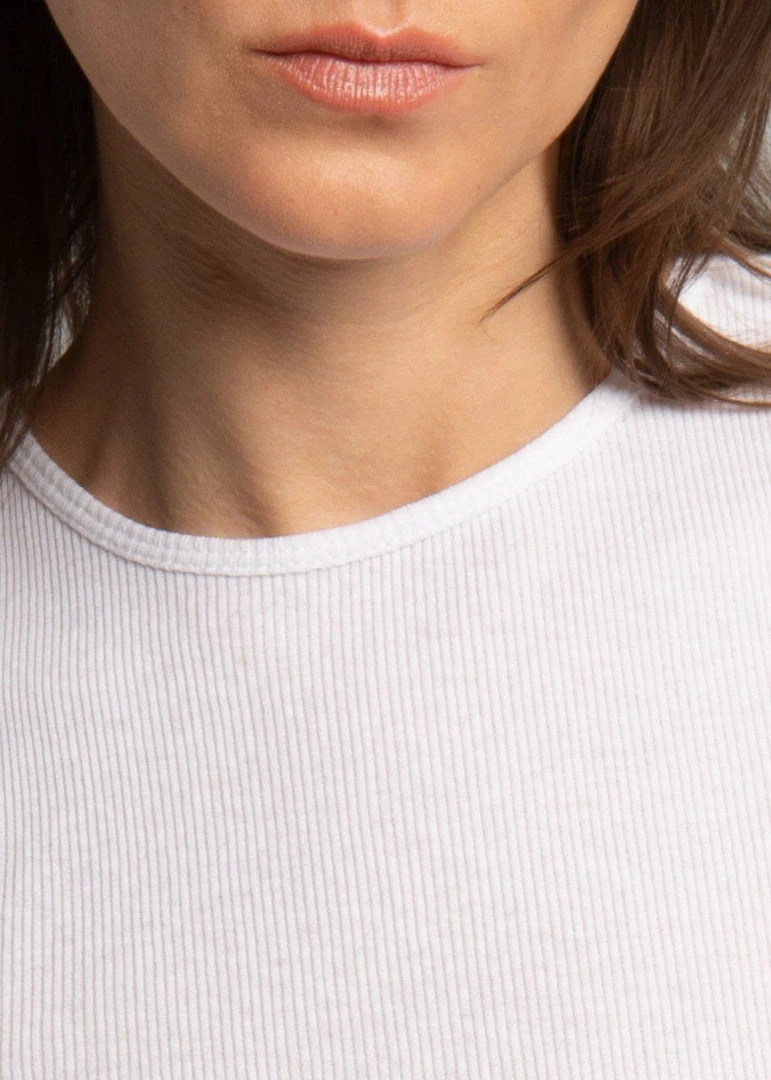 The Frankie Shop Falon Rib Tank - Optic White 5 The Frankie Shop Falon Rib Tank - Optic White