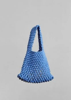 Cafe Noir Fana Mini Net Bag - Blue ACCESSORIES