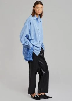 Cafe Noir Fana Mini Net Bag - Blue ACCESSORIES