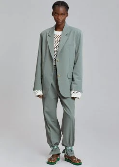 The Frankie Shop CLOTHING Felola Blazer - Sage